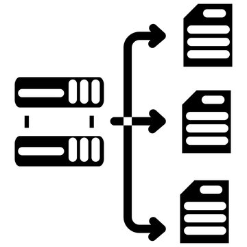 Data aggregation Icon