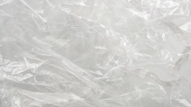 White plastic bag texture background stop motion