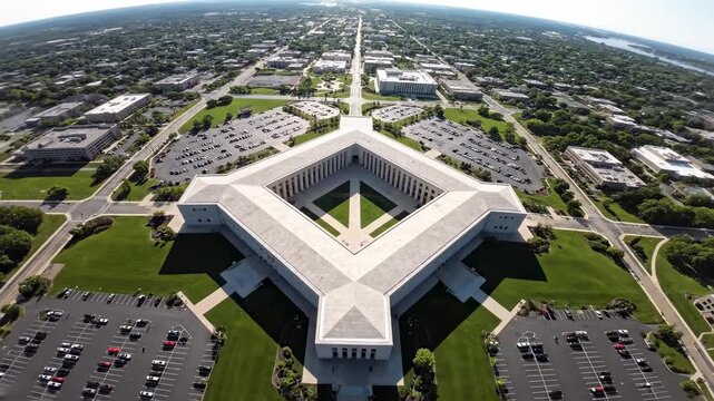 The Pentagon: Iconic Aerial View | US Department of Defense Headquarters