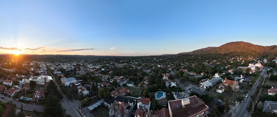 La Falda, Cordoba: A Tranquil Evening Panorama