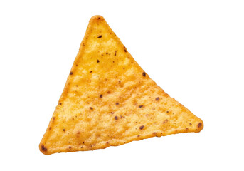 Fototapeta premium Tortilla chip isolated on transparent background