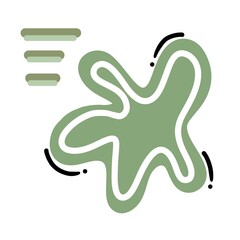 Obraz premium Minimalist abstract aesthetic wall art collection featuring organic shapes, floral elements, and earthy, pastel color palettes like olive green. Perfect for modern home decor, branding, packaging.