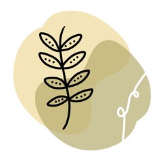 Minimalist abstract aesthetic wall art collection featuring organic shapes, floral elements, and earthy, pastel color palettes like beige. Perfect for modern home decor, branding, packaging.