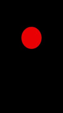 Looping animation of a red ball bouncing vertically with transparent background. Clean and minimal motion graphic suitable for overlays, UI animation, explainer videos, or kinetic design assets.