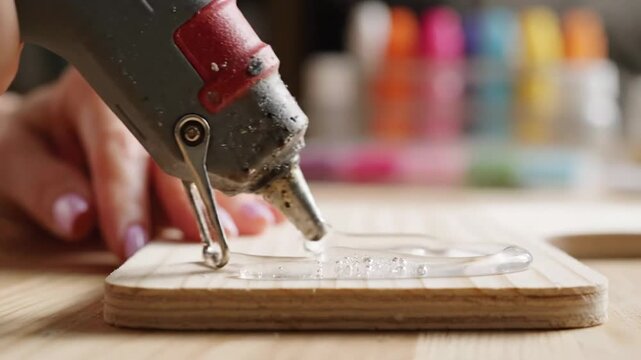 Crafting with Hot Glue A CloseUp Look at Adhesive Application.
