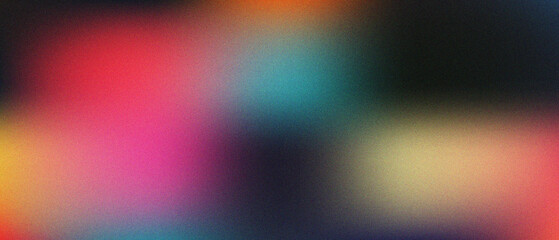 Vibrant abstract background with a textured grainy effect in a spectrum of bright and dark colors