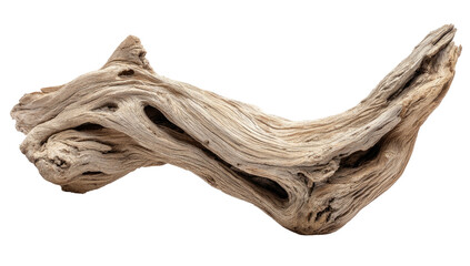 Twisted driftwood, textured, aged, and porous