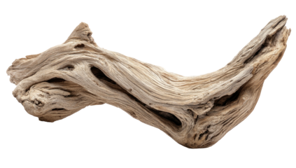 Twisted driftwood, textured, aged, and porous