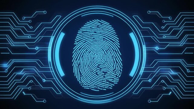 fingerprint on circuit board