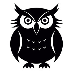 Owl silhouette icon