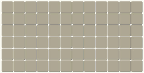 Light brown pastel ceramic wall and floor tiles for architecture background. Soft illustration style bathroom toilet and swimming pool mosaic surface. Clean modern interior tile design.