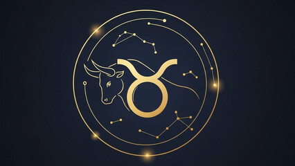Golden Taurus Zodiac Sign and Constellation