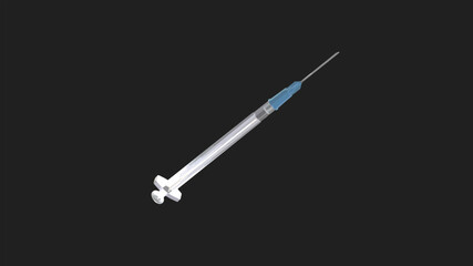 medical syringe vector illustration