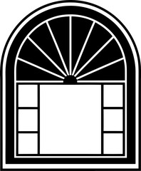 vector illustration of a window