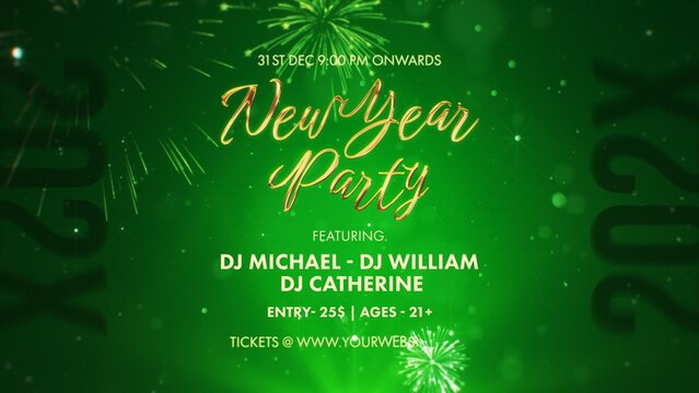New Year Party Invite