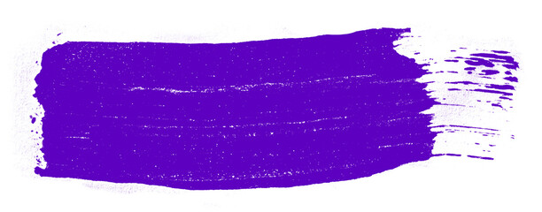 Abstract Violet Paint Brush