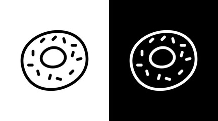 Bagel With Icon Set Design