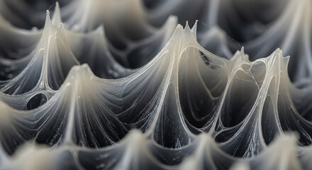 Microfiber Web Like Folds