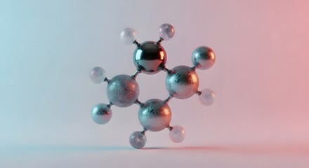 pink crystal ball with reflection