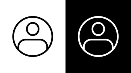 Profile Picture With Icon Set Design