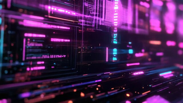 Digital coding data stream transferring information in cyberspace