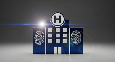 3d render of a creative idea symbol on vintage background