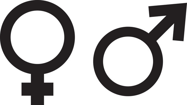 gender icon set. Transgender icon for website design, logo for web and apps. gender symbol of human, Male and female gender symbols icon set