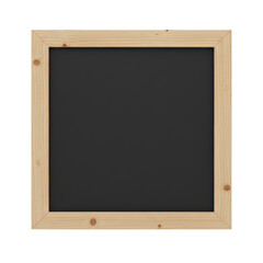 Square Wooden Framed Blackboard Mockup
