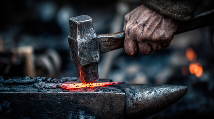 BlacksmithForgingHotMetal