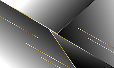 silver gray luxury golden strokes lines rich abstract geometrcis background