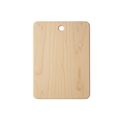 Rectangular Wooden Cutting Board Isolated Mockup