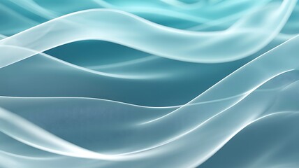 Obraz premium Flowing Abstract Ice Waves