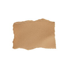 Fototapeta premium Torn Piece of Brown Craft Paper Texture