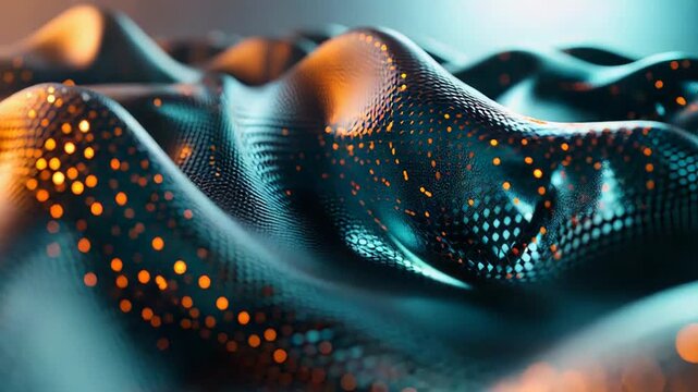 Digital network waves connecting global communication technology
