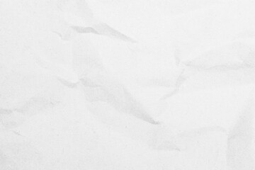 White recycled craft paper texture as background. Grey paper texture, Old vintage page or grunge vignette of old newspaper. Pattern rough art creased grunge letter. Hardboard with copy space for text.