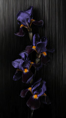 Iris is a flowering plant genus of 310 accepted species with showy flowers.