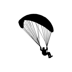 parachute in the sky