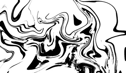 Marble abstract acrylic background. Natural black marbling artwork texture. Black and white marbling pattern. Marble liquid texture.