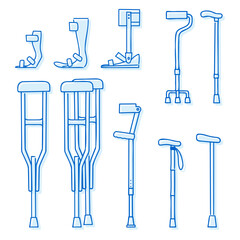 シンプルな医療補助用具　版ズレセット