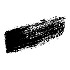 Black ink brush strokes for grunge backgrounds and designs