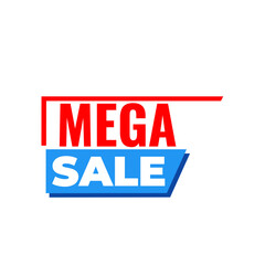 16. Mega sale png, business promo badge, event discount design, product offer icon, ecommerce graphic asset, marketing label
