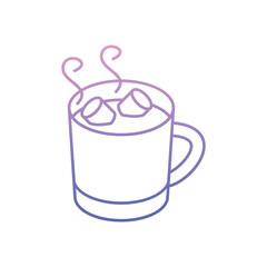 Hot Cocoa icon clean and modern vector illustration