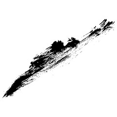 Hand drawn black ink brush strokes for grunge design backgrounds