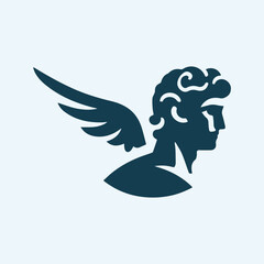 Apollo Greek God Logo