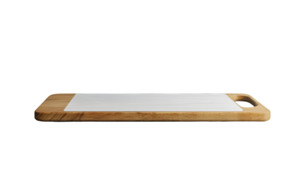 Modern Two-Tone Wooden Cutting Board - Kitchen Food Prep and Design