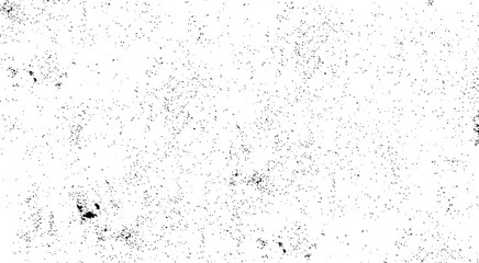 Distressed uneven background. Grunge texture overlay with fine grains isolated on white background. Abstract vector noise. Small particles of debris and dust. 