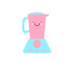 Kawaii Blender Doodle Cartoon