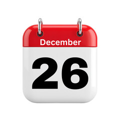 26 December Date - 26