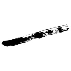 Hand drawn black ink brush strokes for textured backgrounds