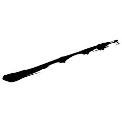 Hand drawn black ink strokes suitable for grunge themed backgrounds